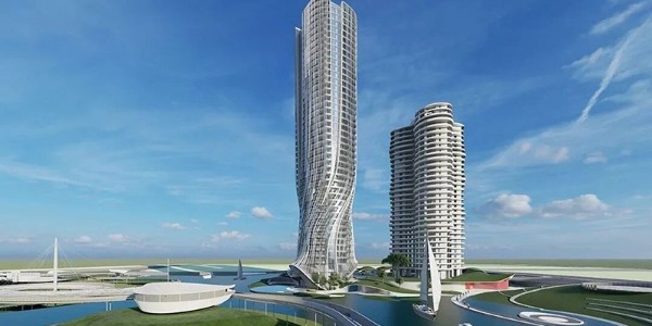 成都超高層住宅Dancing Tower，如流動(dòng)雕塑